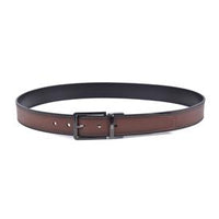 Bellido 441-35 Cinturón reversible pespuntes marrón negro
