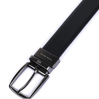 Bellido 460-32 Cinturón reversible de vestir negro / marrón