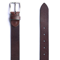Bellido 650-35 Cinturón casual cuero con ribete verde