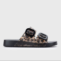 Igor Habana Leo Sandalia de agua bio negra animal print