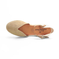 Mediterránea 72243100 Alpargata plana beige