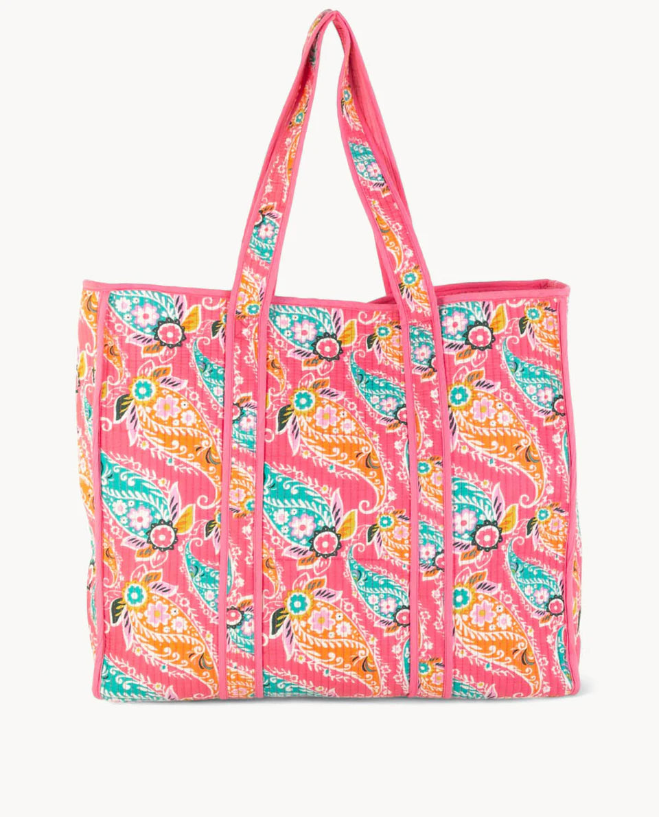 Kbas KB3432601 Bolso de playa algodón estampado