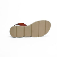 Blu Sandal 111155 Sandalia blanca de piel con pulsera