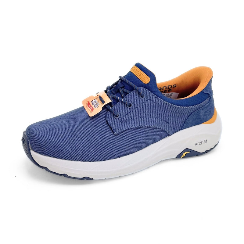 SKECHERS 205795 Zapatilla con cordones Slip-Ins Arch-Fit marino
