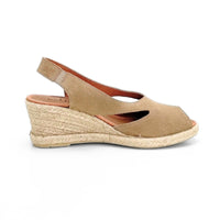 Mediterránea 61232900 Alpargata de cuña beige