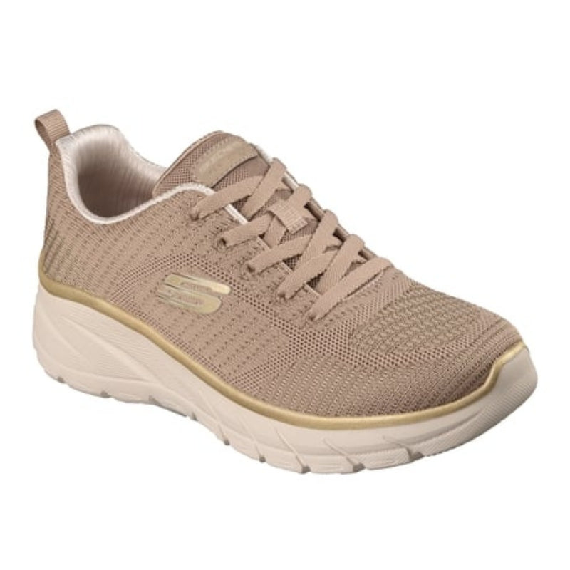 Skechers 150384 Deportiva fashion de cuña baja taupe