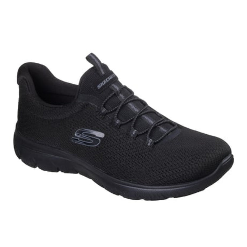 SKECHERS 150268 Deportiva elásticos negro.