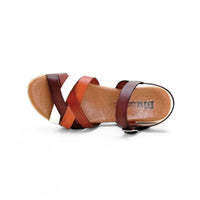 Blu Sandal 235 Sandalia tiras cruzadas multi moka