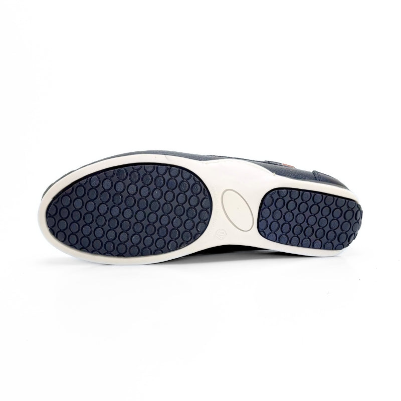 Cómodo Sport 416 Mocasín blando marino