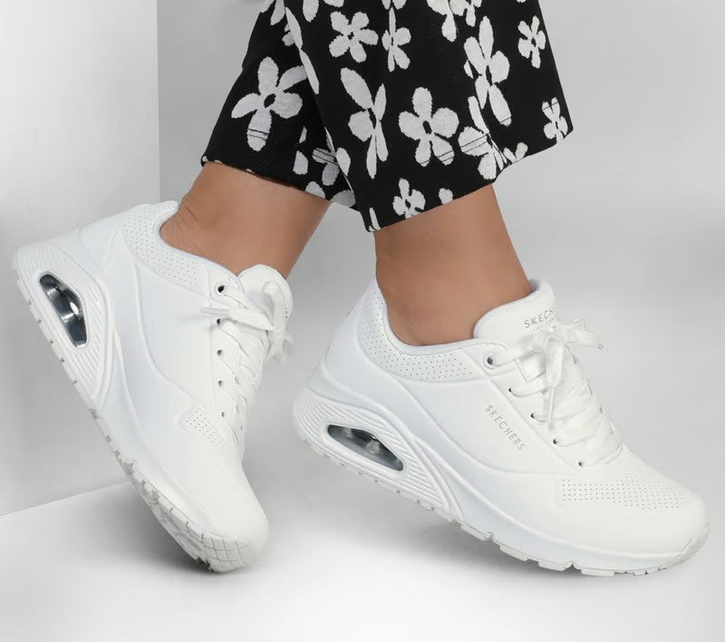 Skechers 73690 Deportivo cámara de aire blanco