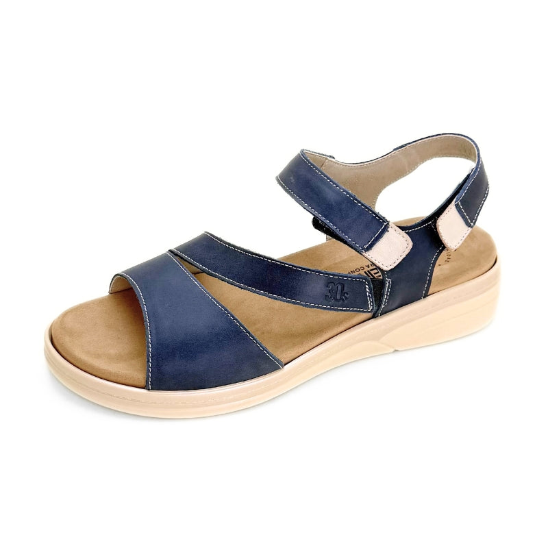 Treintas 4338 Sandalia plana plantilla extraible AZUL