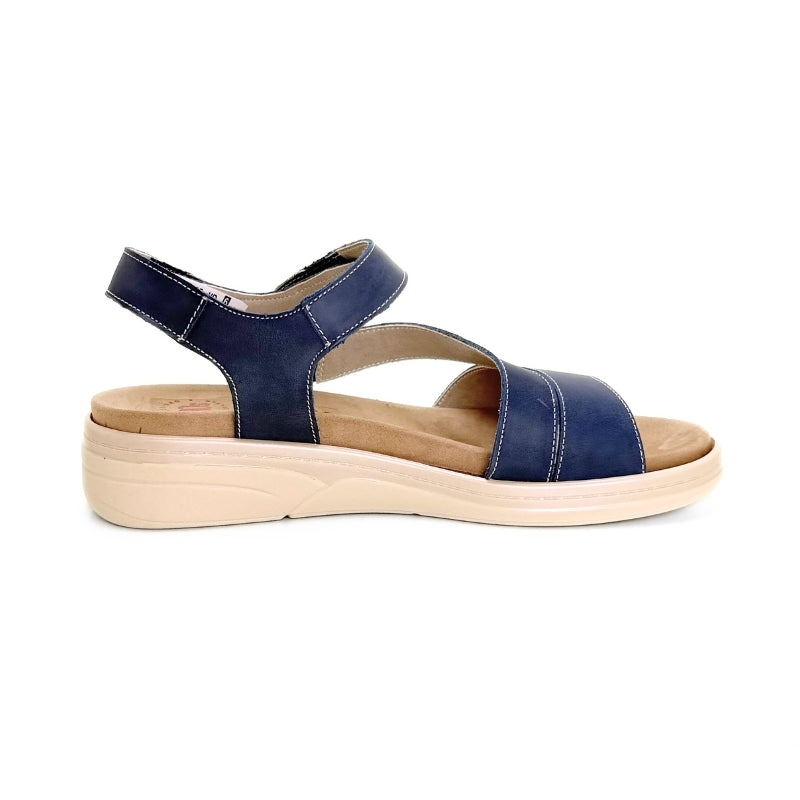 Treintas 4338 Sandalia plana plantilla extraible AZUL