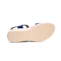 Treintas 4338 Sandalia plana plantilla extraible AZUL