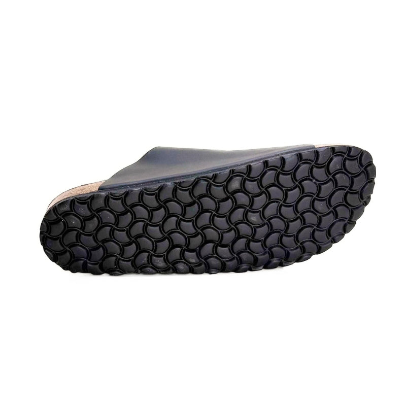 Kartamo Milan Sandalia bio negra con 2 hebillas