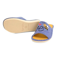Garzón P422.119 Zapatilla de casa azul bee love