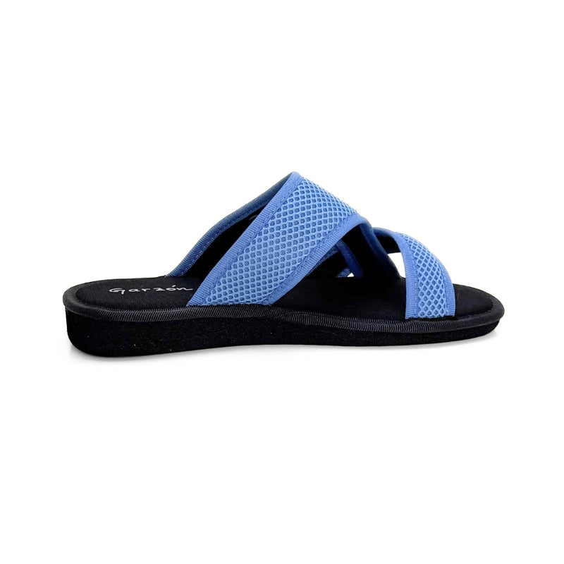 Garzón P746.114 Zapatilla de casa índigo de rejilla