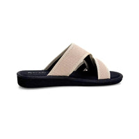 Garzón P746.114 Zapatilla de casa beige de rejilla