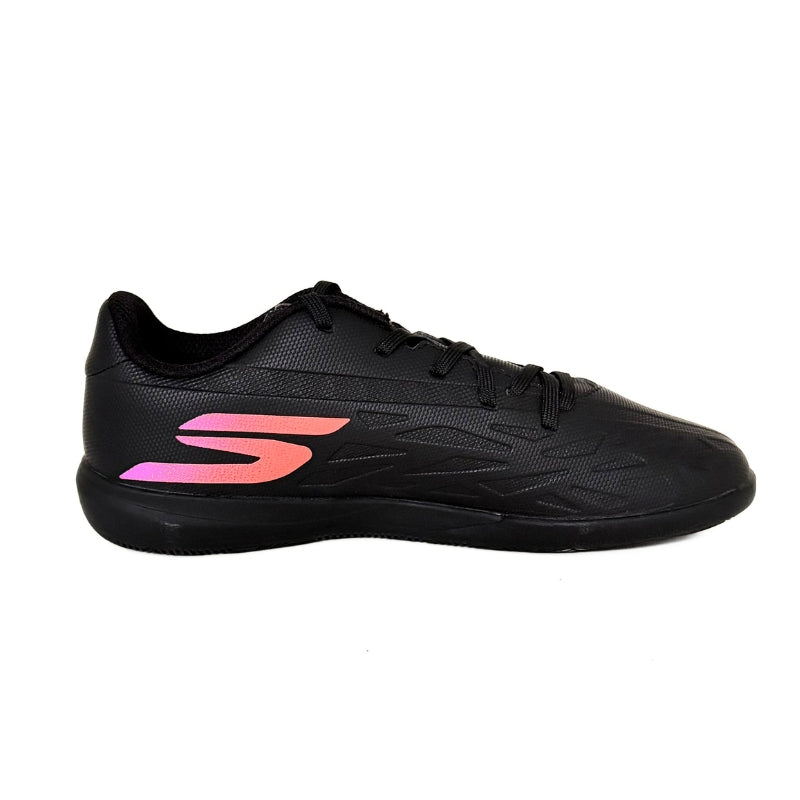 Skechers SKX_2 JR Youth IC Bota de fútbol sala negra