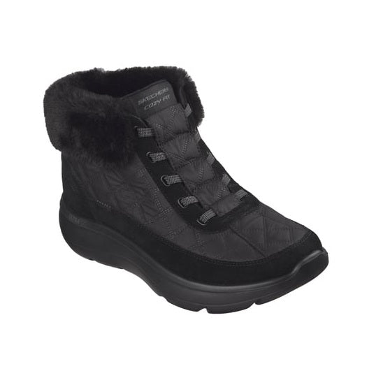 Skechers 144844 Botín mujer borreguito negro
