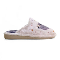 Zapatilla de casa Garzón P455.275 arena con estrella y luna