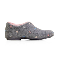 Zapatilla de casa Garzón 5820.522 corazones gris