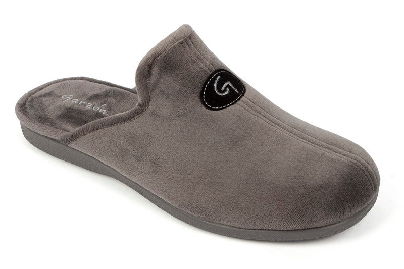 Garzón 6101.247 Zapatilla de ir por casa hombre destalonada gris