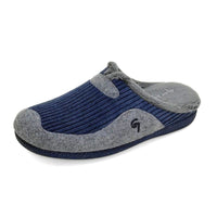 Zapatilla de casa Garzón 11460.572 de pana azul marino
