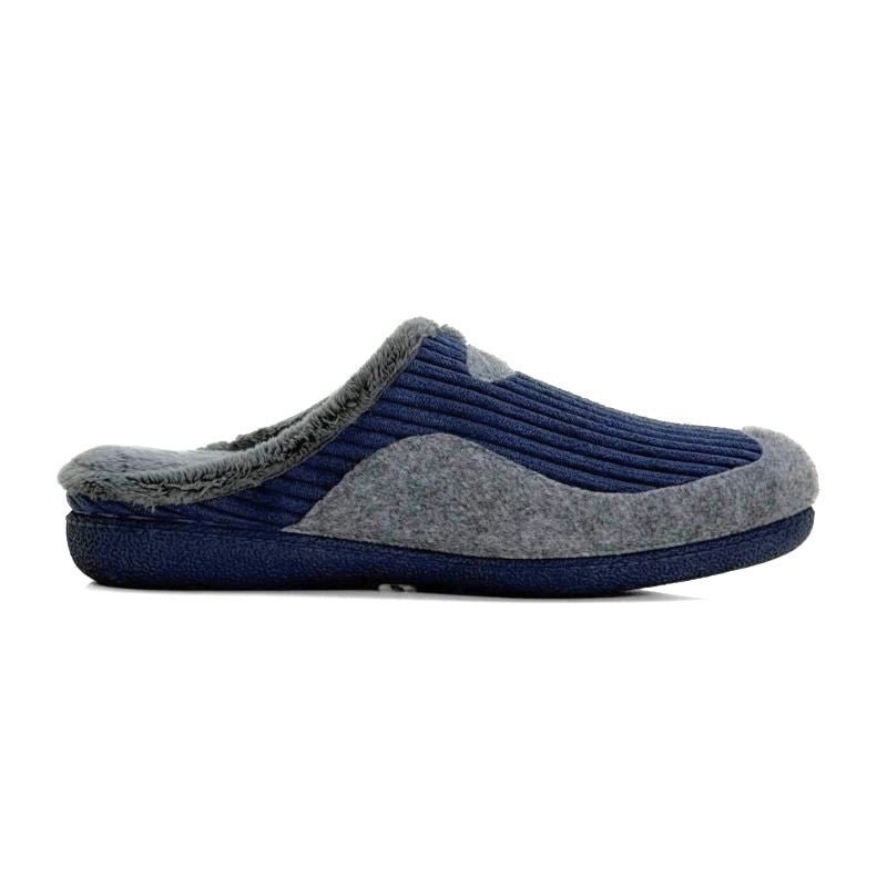 Zapatilla de casa Garzón 11460.572 de pana azul marino
