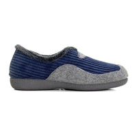Zapatilla de casa cerrada Garzón 11960.572 de pana azul marino