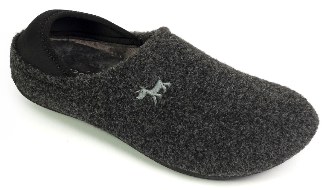 Garzón16652.279 Zapatilla de ir por casa hombre talón flex negro