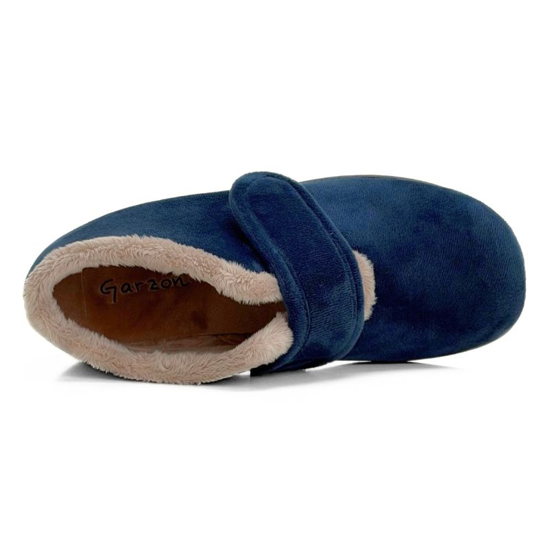 Botín de casa Garzón 3895.247 azul marino con velcro