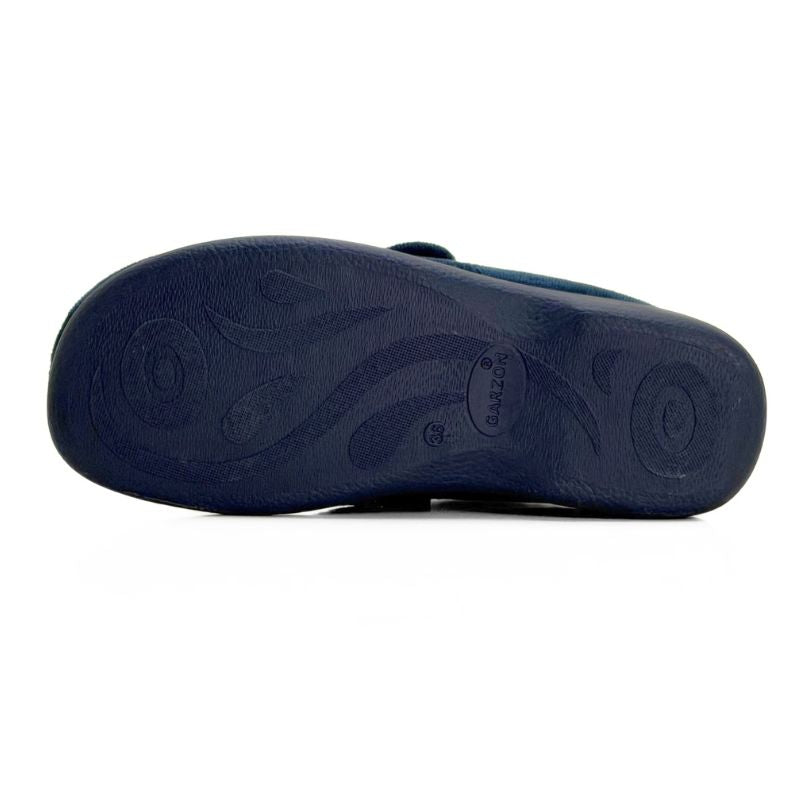 Botín de casa Garzón 3895.247 azul marino con velcro