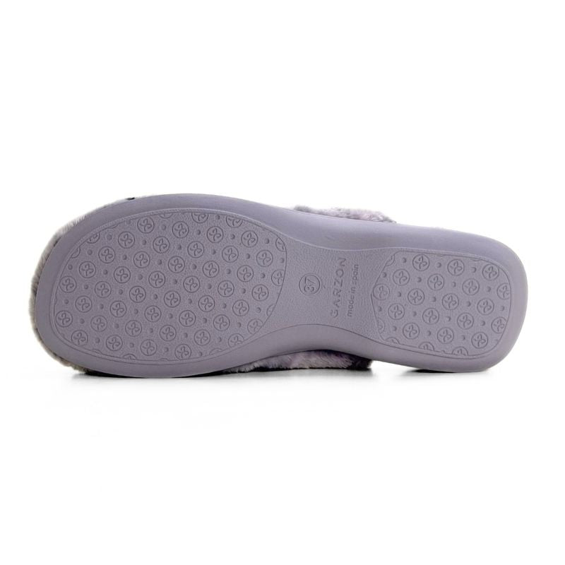 Zapatilla de casa Garzón 2821.275 gris con búhos