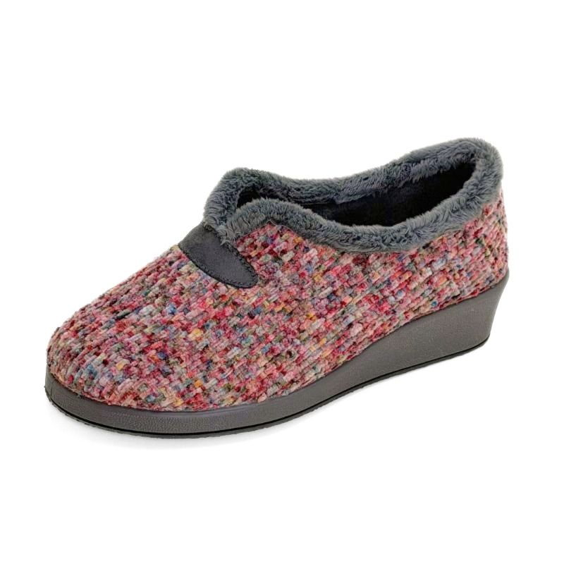 Zapatilla de casa Garzón 1325.594 multicolor con cuña