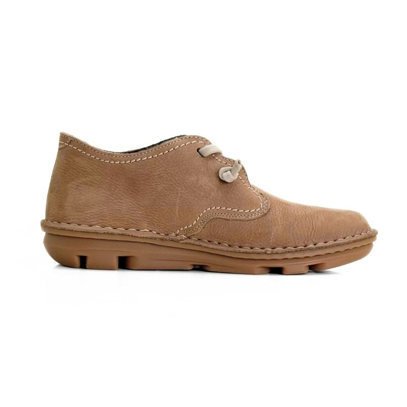 Zapato casual OnFoot mujer de piel beige