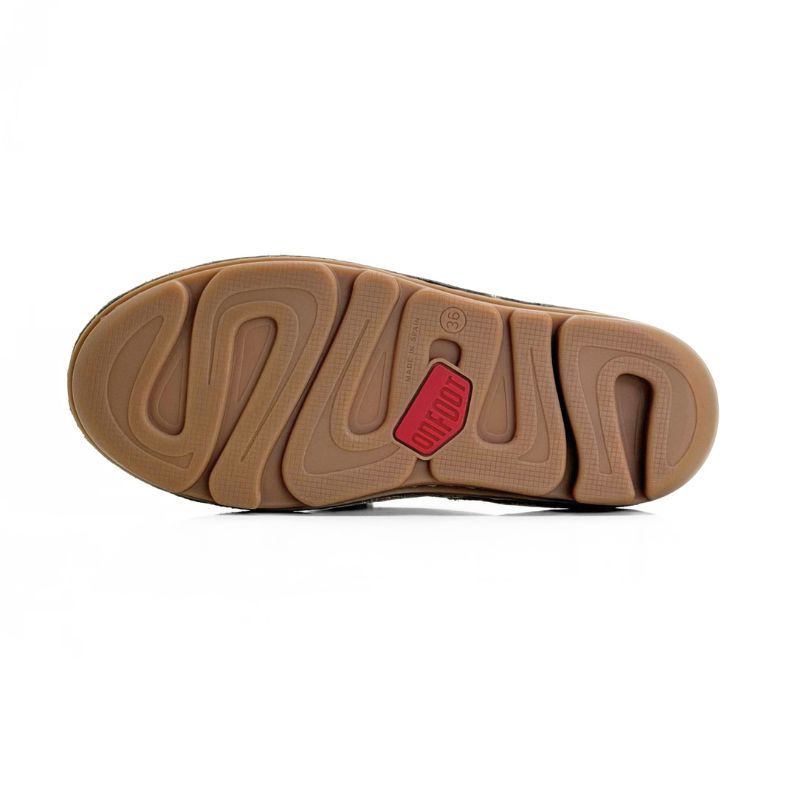 Zapato casual OnFoot mujer de piel beige