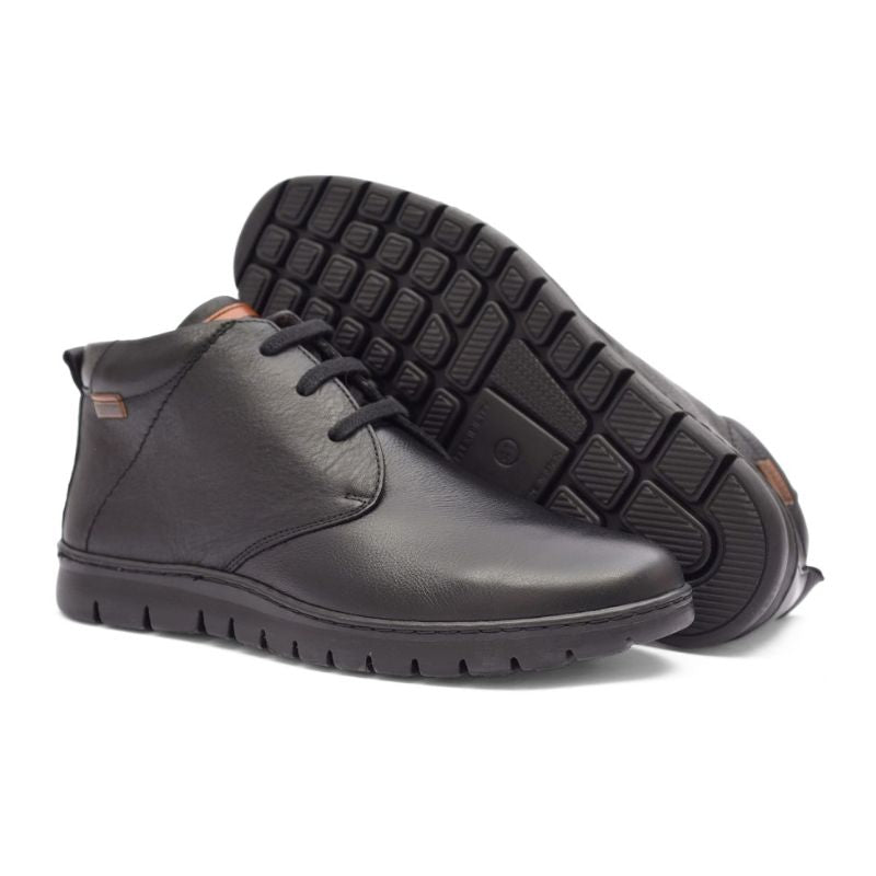Botín Baerchi Soria5321 de piel negro para hombre