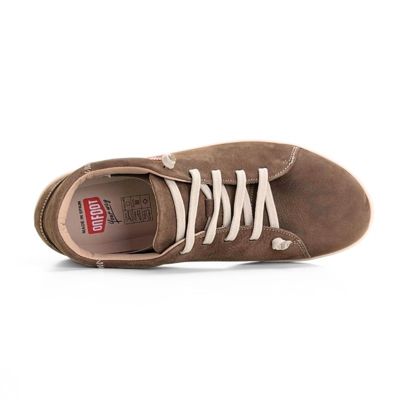 Zapato casua hombrel OnFoot 5525 de piel marrón