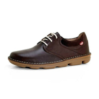 Zapato casual hombre OnFoot 7070 de piel marrón