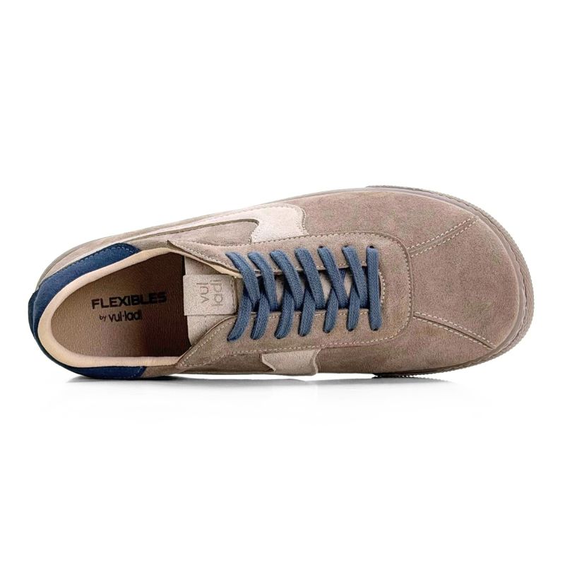Zapatilla barefoot Vulladi taupe azul