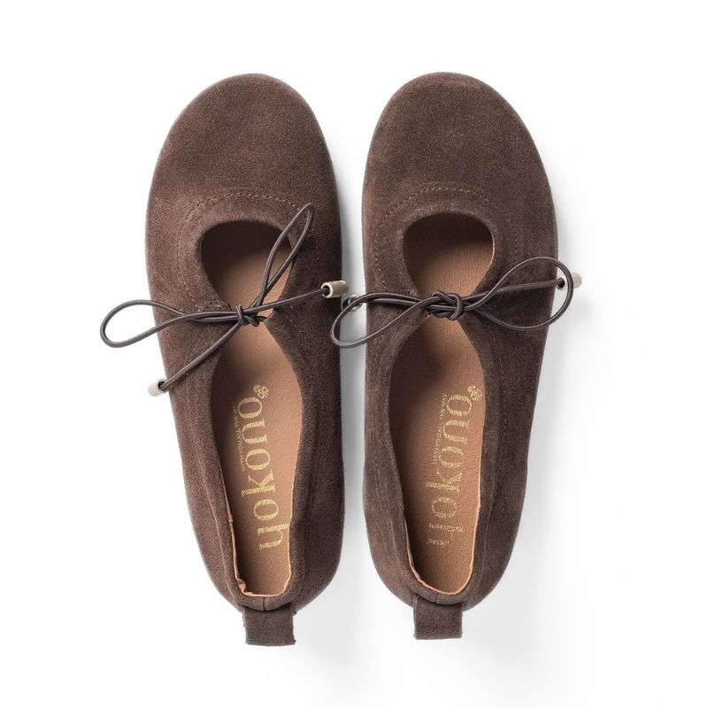 Yokono Tula 260 Bailarina piel marrón oscuro mujer