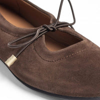 Yokono Tula 260 Bailarina piel marrón oscuro mujer