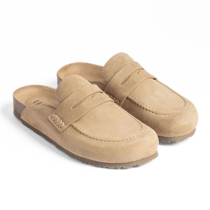 Yokono Teide 001 Zueco piel beige mujer