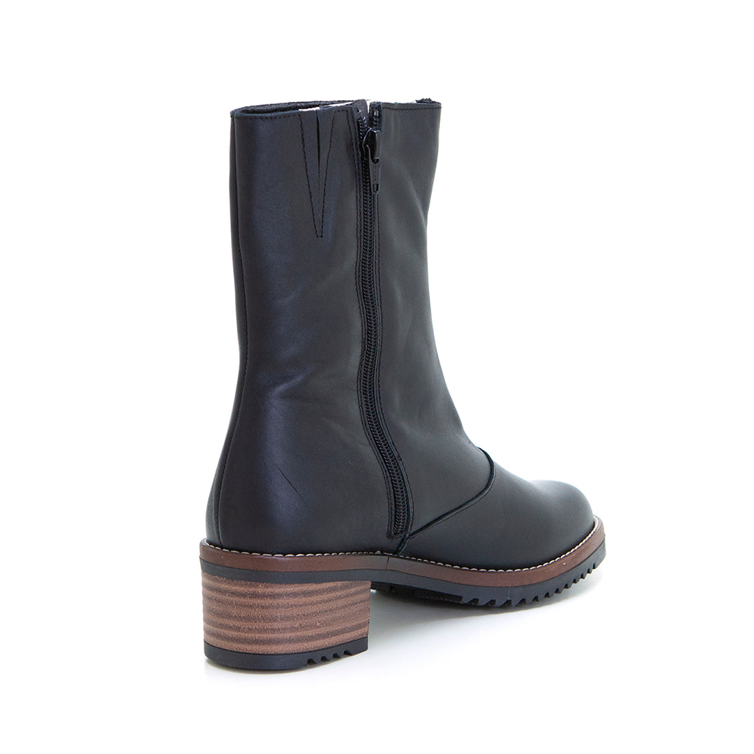 Valerias 2332 Botín tacón medio negro mujer