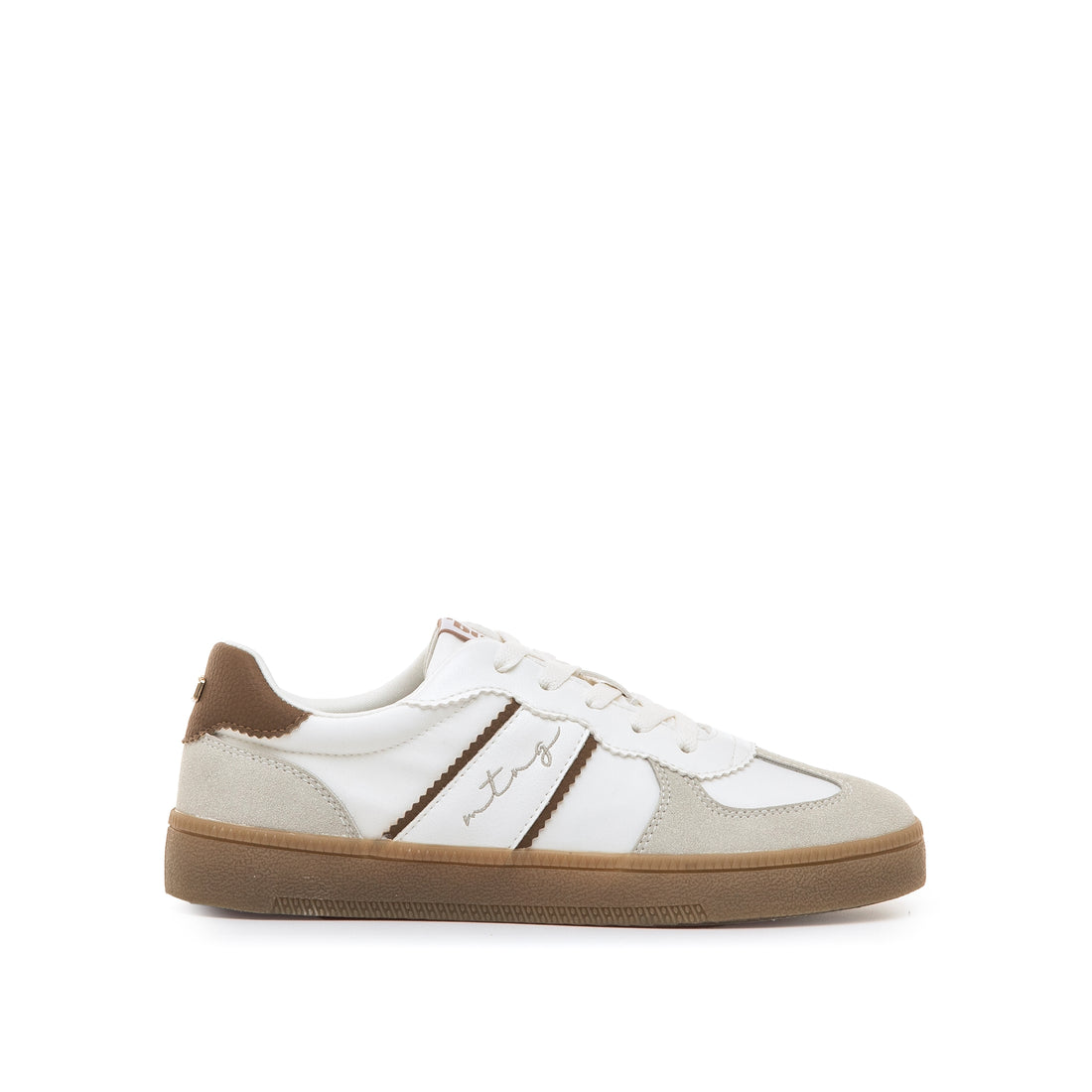 Mustang 60860 Zapatilla casual blanco marrón
