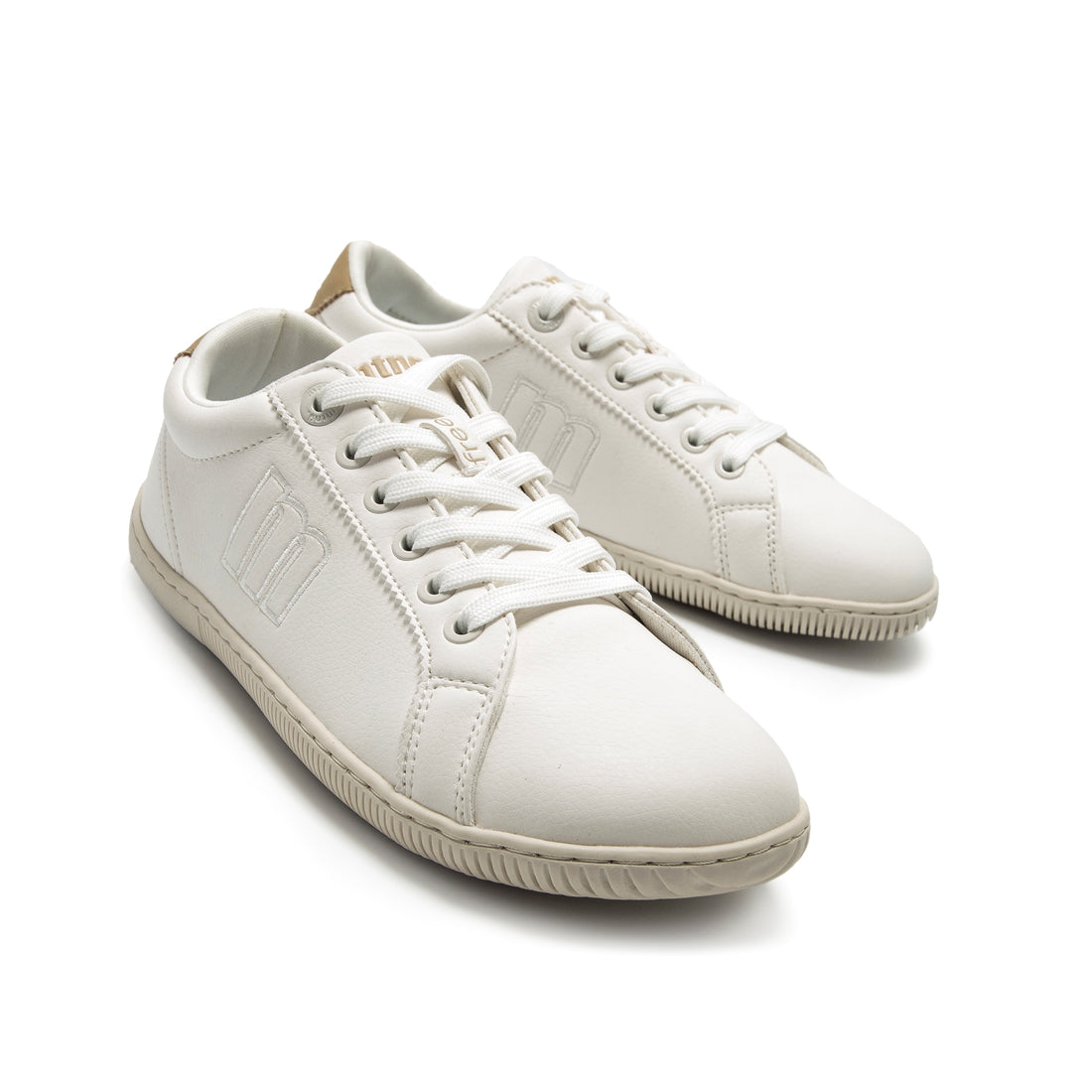 Mustang 60837 Zapatilla Barefoot lisa blanca