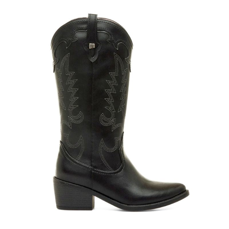 Mustang Tanubis 55973 Bota cowboy negra mujer
