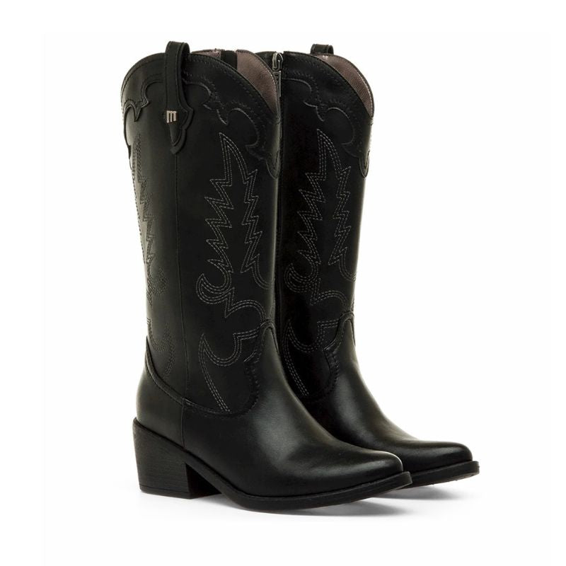 Mustang Tanubis 55973 Bota cowboy negra mujer