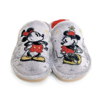 Zapatilla de casa Cabrera 2003 Mickey y Minnie gris