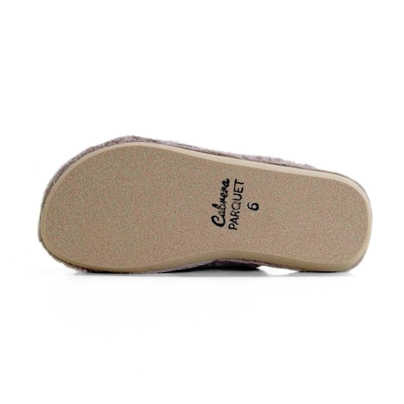 Zapatilla de casa Cabrera 2009 taupe "Good Night"